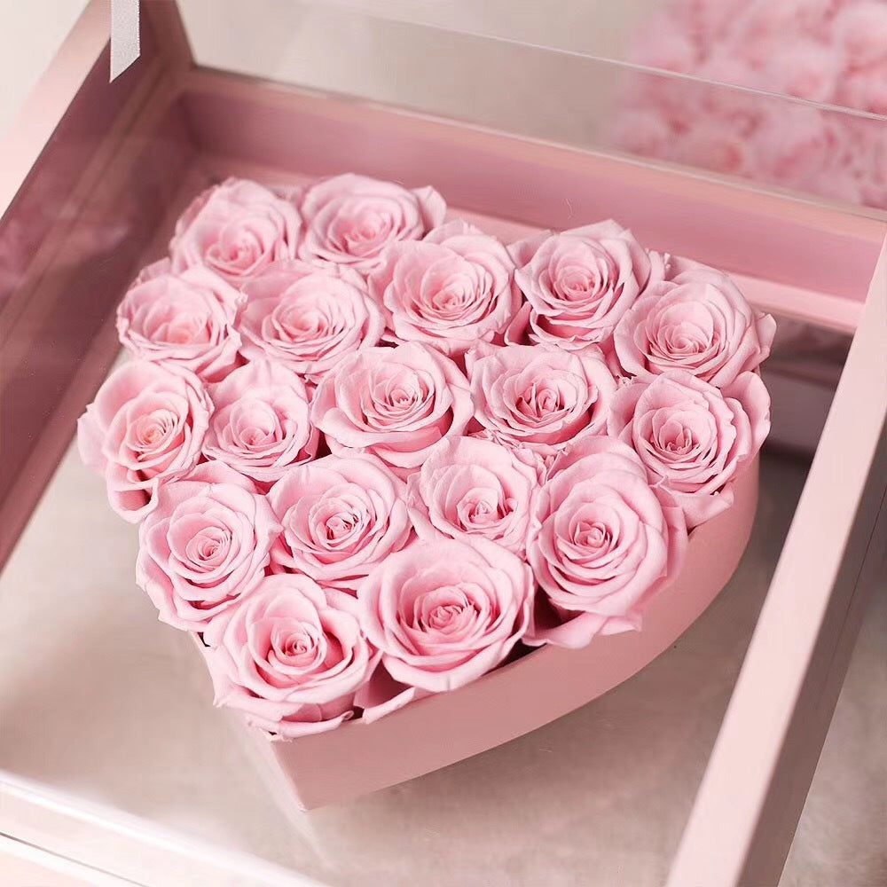 Heart Of Angel Acrylic Panoramic Aiqinghua Boxes Of Roses