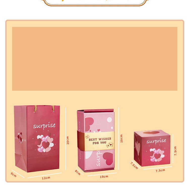 Surprise Box Gift Box Explosion Gift Box Surprise Bounce Box Diy Folding Paper Box Money Box Birthday Christmas Anniversary Gift
