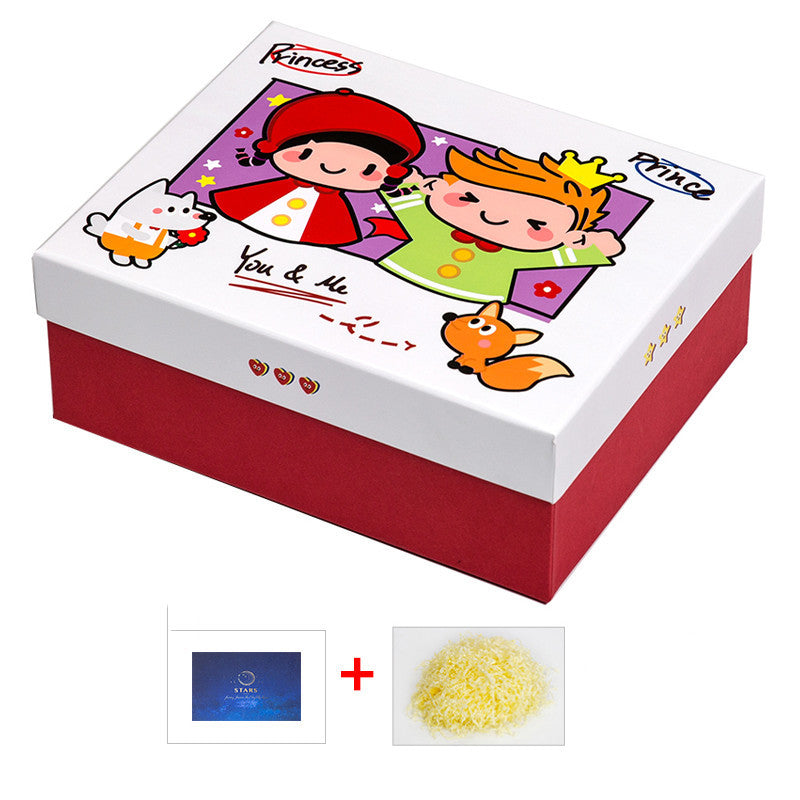 Gift Box Girl's heart wedding candy box with hand gift box