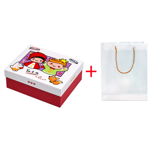Gift Box Girl's heart wedding candy box with hand gift box