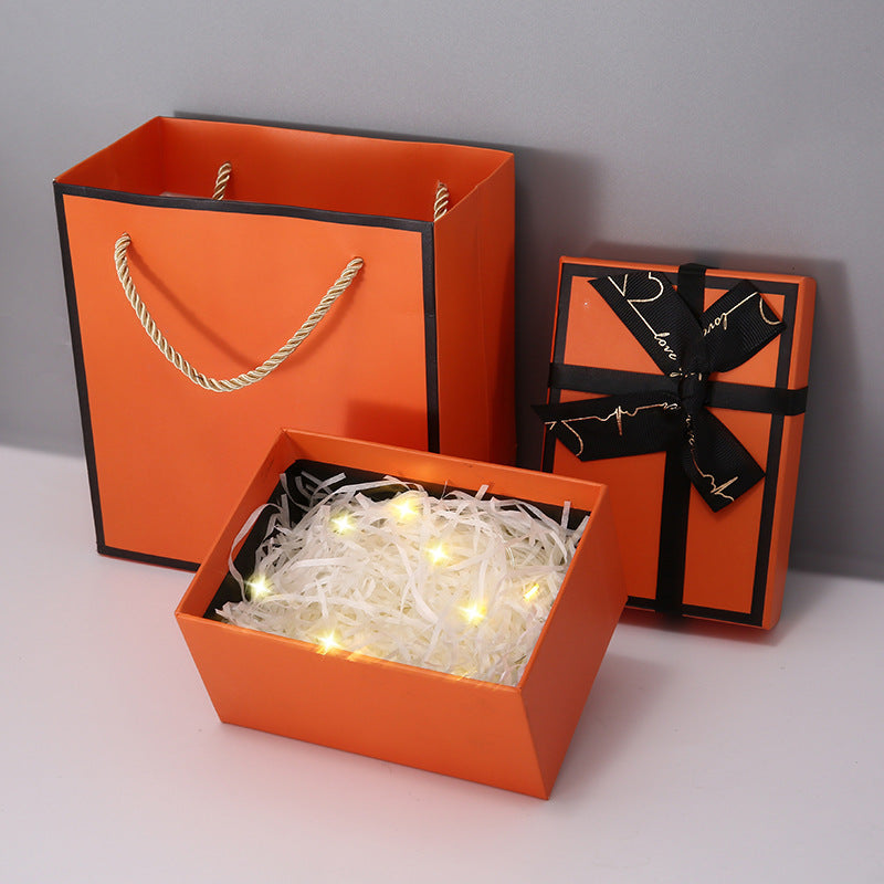 Lipstick Gift Box White Cosmetics Empty Box Birthday Gift Box