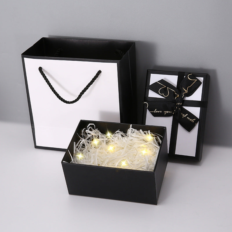 Lipstick Gift Box White Cosmetics Empty Box Birthday Gift Box