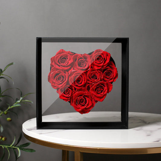 Heart Of Angel Acrylic Panoramic Aiqinghua Boxes Of Roses