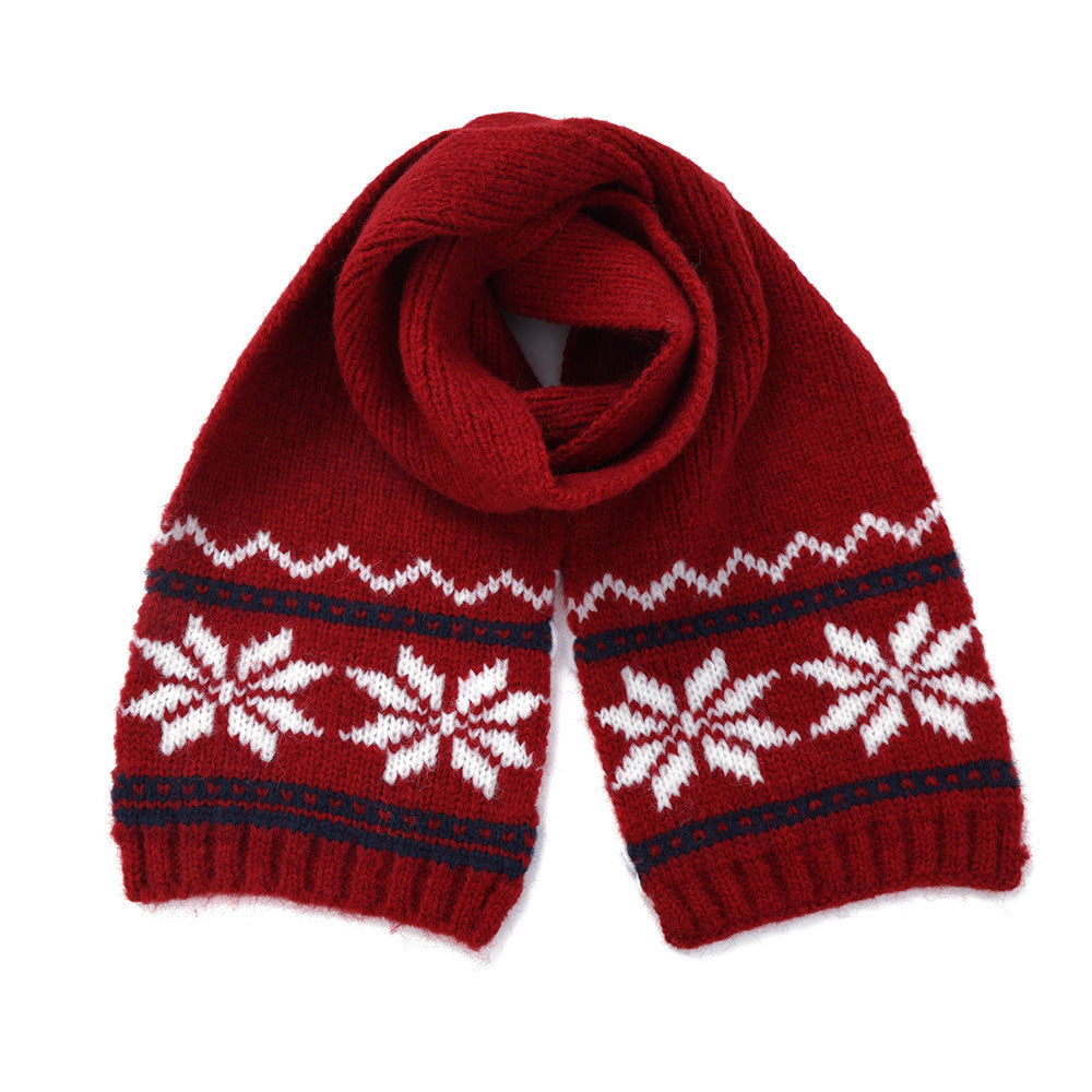 Autumn And Winter Christmas Fur Ball Snowflake Warm Hat Ear Protection Sweet