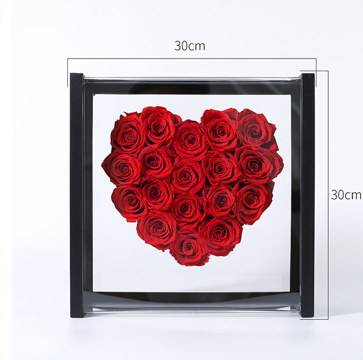 Heart Of Angel Acrylic Panoramic Aiqinghua Boxes Of Roses